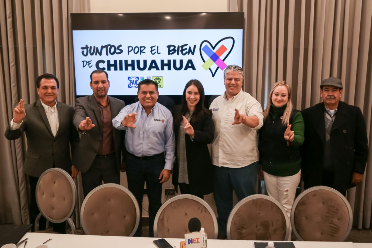 PAN, PRI y PRD presentan coalición “Juntos por el Bien de Chihuahua